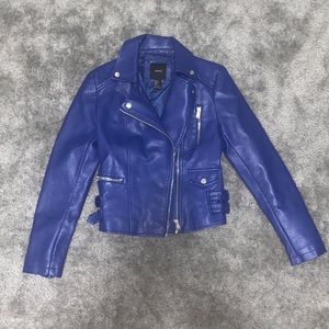 Faux leather jacket